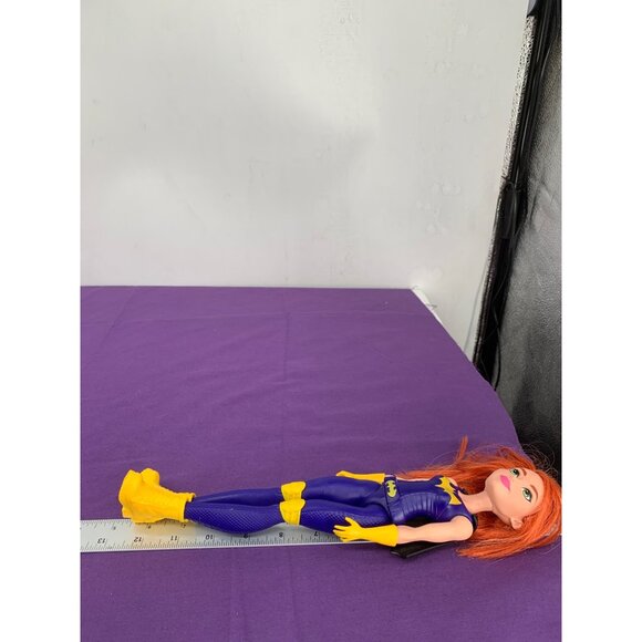 2015 Mattel Dc Super Hero Bat Girl Orange Hair Green Eyes 13 Inches Hard Plastic - Picture 5 of 8